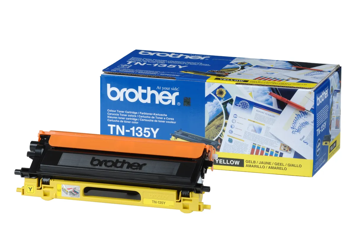 Brother TN-135 Yellow Toner Brother TN-135 Yellow Toner