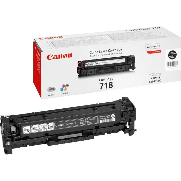 Original Toner für Canon 718 Schwarz
