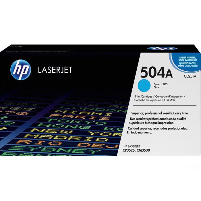 Original HP 504A / CE251A Toner Original HP 504A / CE251A Toner
